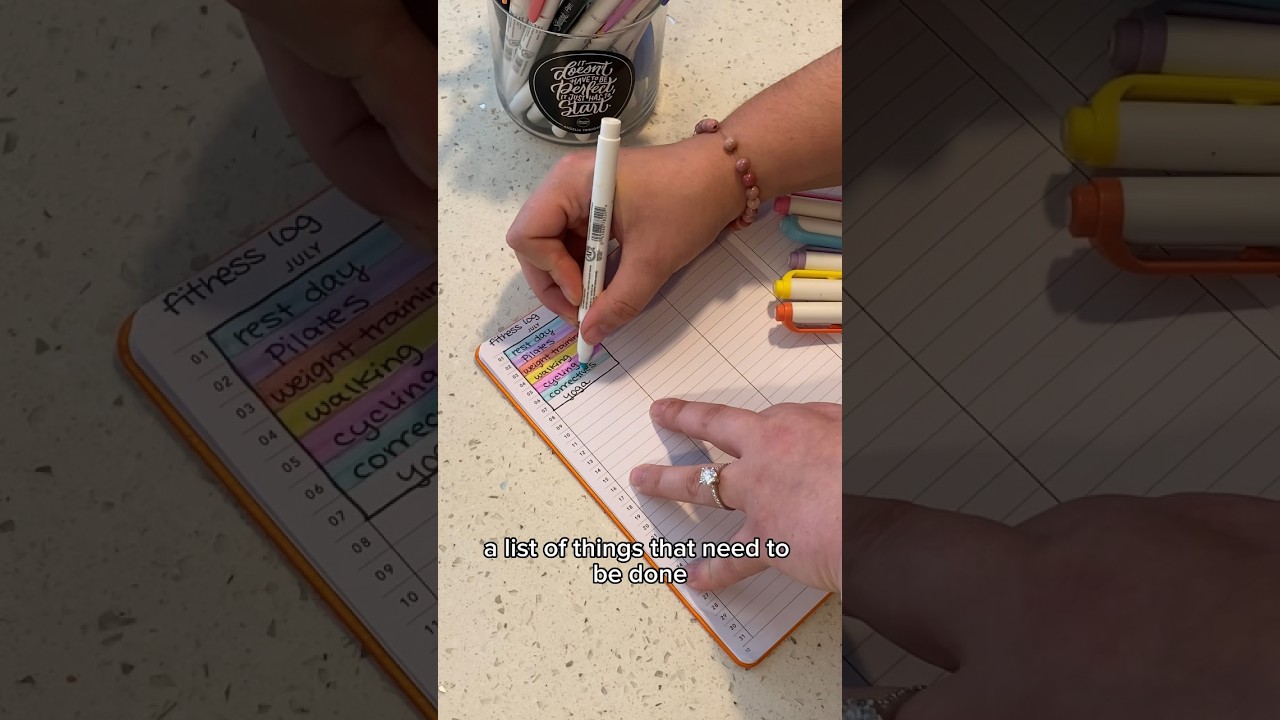 Logging my workouts in my #passionplanner & making it ✨fun✨ #workoutmotivation #agenda #fitnesstips