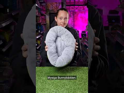 Mysiga Bunny Bädden rund 35 cm - Video