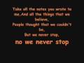 hilary duff never stop lyrics