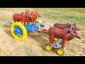 How To Make Mini Cow Bullock Cart With DC Motor Creative Woodworking Projects