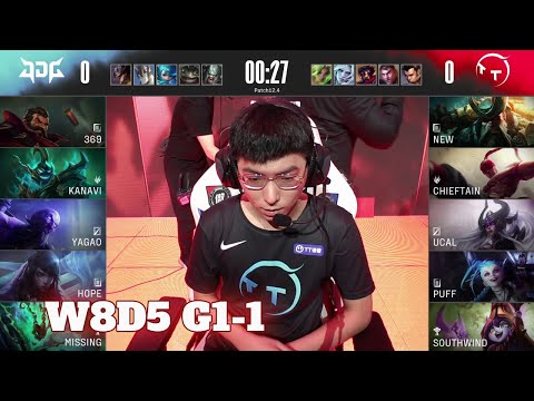 JDG vs TT - Game 1 | Week 8 Day 5 LPL Spring 2022 | JD Gaming vs TT G1