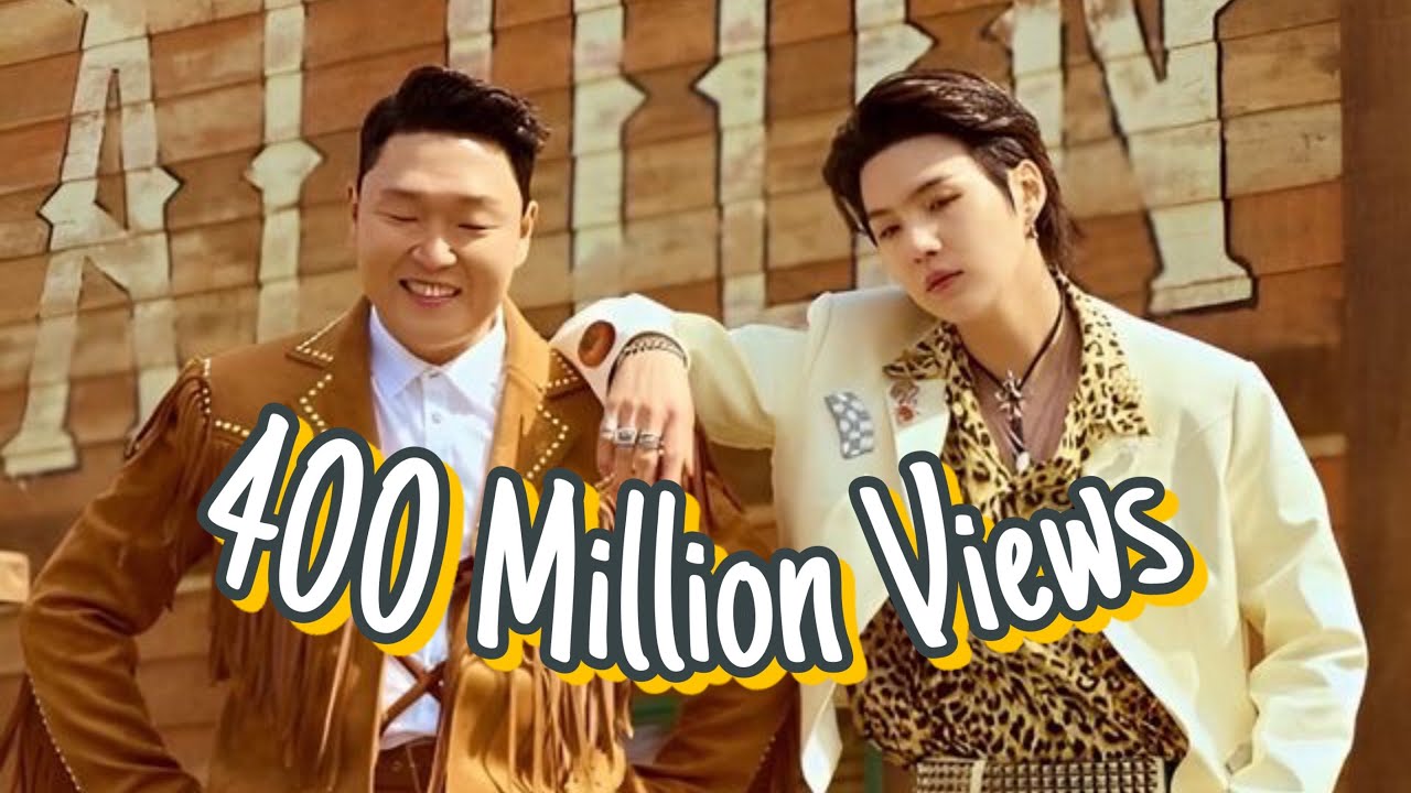 Congrats Suga & PSY On 400 Million
