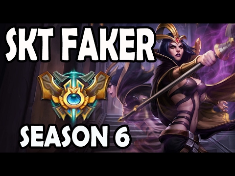SKT T1 Faker Leblanc vs Varus MID Ranked Challenger Korea