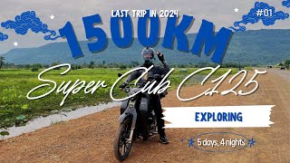 Another 1500KM Ride on Honda Super Cub C125 | Exploring Cambodia During Water Festival [Part 1]
