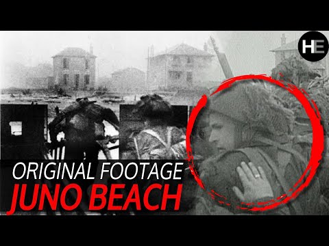 ORIGINAL FOOTAGE | Juno Beach Assault Wave - What Happened To This Soldier? | Normandy WW2