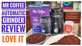 Review Mr Coffee Automatic Grinder with 5 Presets 12 Cup Capacity    WORKS GREAT!