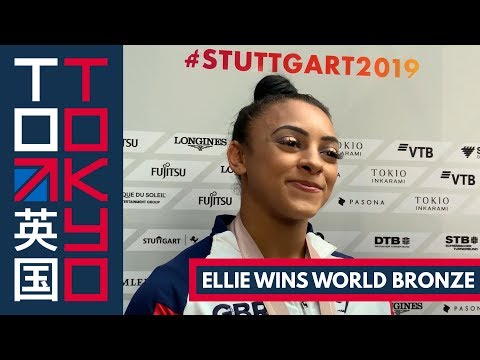 Delight for Ellie Downie after winning world bronze
