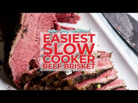 The Easiest Slow Cooker Brisket Recipe