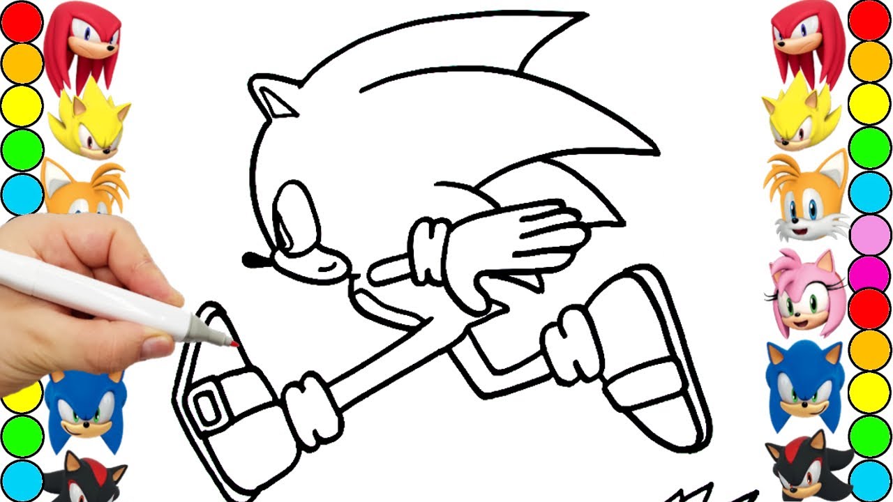 Sonic Team Coloring Pages Sonic The Hedgehog Teils , Shadow Sonic the Hedgehog compilation 17 no