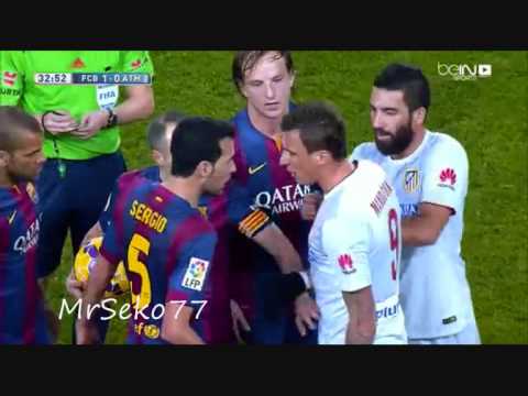 Mandzukic vs Busquets, Barcelona vs Atletico Madrid