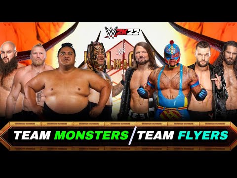 WWE 2K22 'Team Monsters Vs Team Flyers' Gameplay - WWE 2K22 LIVE Stream