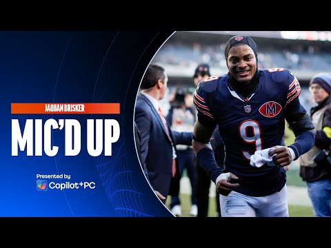 Jaquan Brisker | Mic'd Up | Chicago Bears