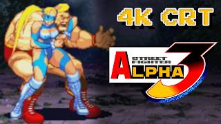 Street Fighter Alpha 3 - R. Mika (Arcade / 1998) 4K CRT