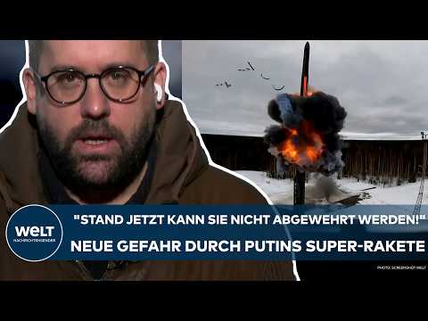 UKRAINE-KRIEG: "Stand jetzt kann sie nicht abgewehrt werden!" Neue Gefahr durch Putins Super-Rakete