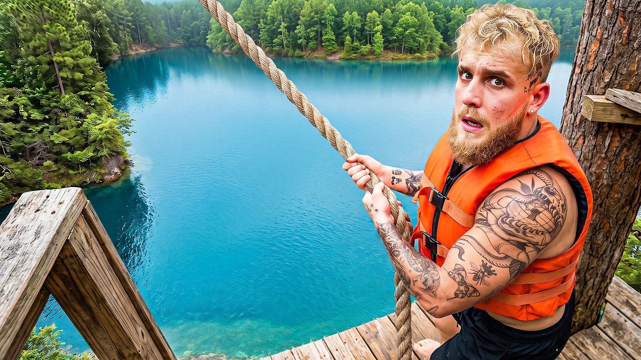 I Built A 150 FT Rope Swing