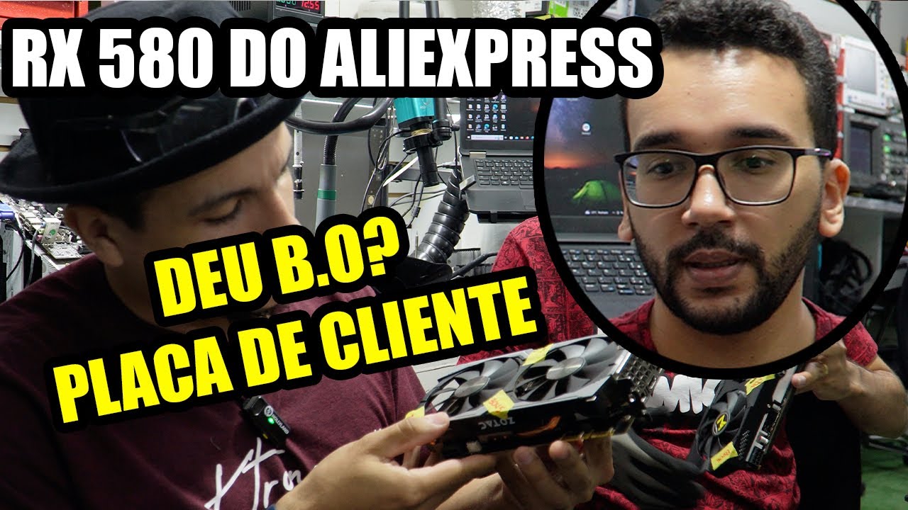 RX 580 DO ALIEXPRESS NÃO FAÇA ISSO Ft @IskandarSouza