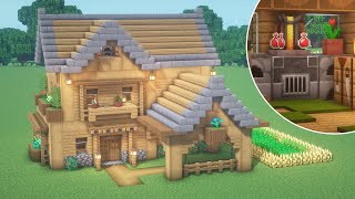 Minecraft: How to build a Wooden Starter House