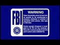FBI Warnings Touchstone Home Video 2001