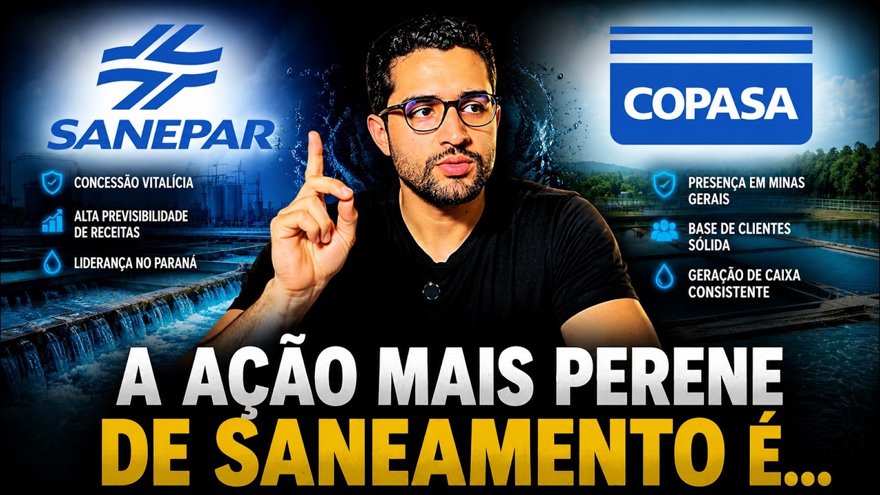COMPAREI AS AÇÕES DE SANEAMENTO DA BOLSA: SABESP, COPASA E SANEPAR. SAPR11, SBSP3 OU CSMG3?