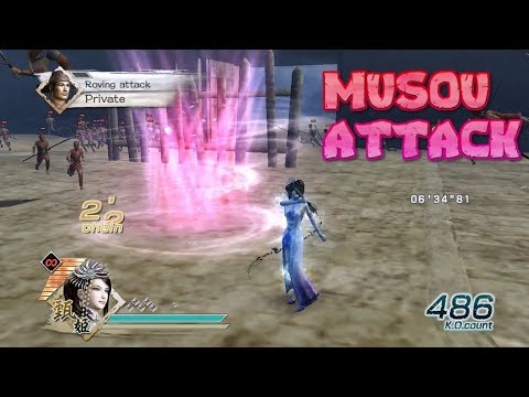 DYNASTY WARRIORS 6 | ALL MUSOU ATTACKS & COMBO SKILL NORMAL (Full Energy)
