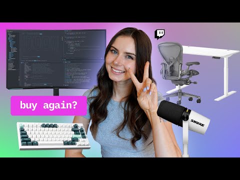 my productive desk setup tour for coding and live streaming