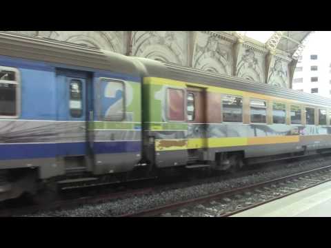 Nice Ville HD-SNCF Intercity BB22200+Corails arrive at Nice Ville