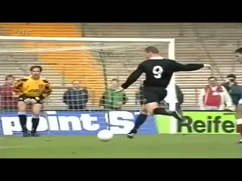 Andrzej Juskowiak gole Borussia M. - Arsenal 3-2 Puchar UEFA 24.09.1996