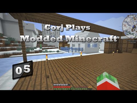 Corj Plays Modded MC - S1E5 - Storage Drawers