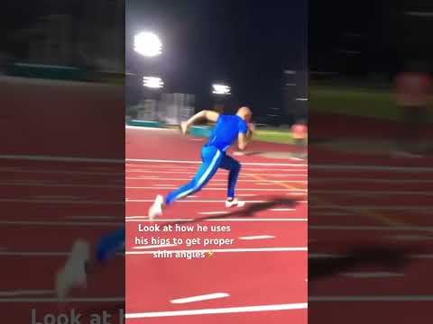 Marcell Jacobs with an amazing start just before winning Olympic gold🥇