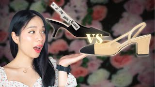 Dior J'adior vs Chanel Slingbacks - Luxury Shoe Comparison