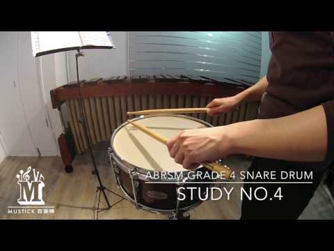 ABRSM Grade 4 Snare Drum- Study No.4