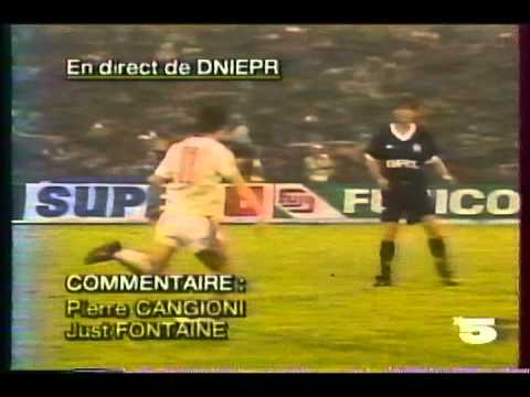 1988 September 7 Dnepr USSR 1 Bordeaux France 1 UEFA Cup