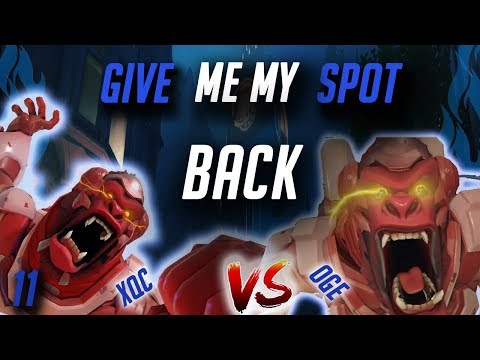 XQC VS OGE WHO IS THE BETTER MAIN TANK? (Overwatch Highlights Ep 11)