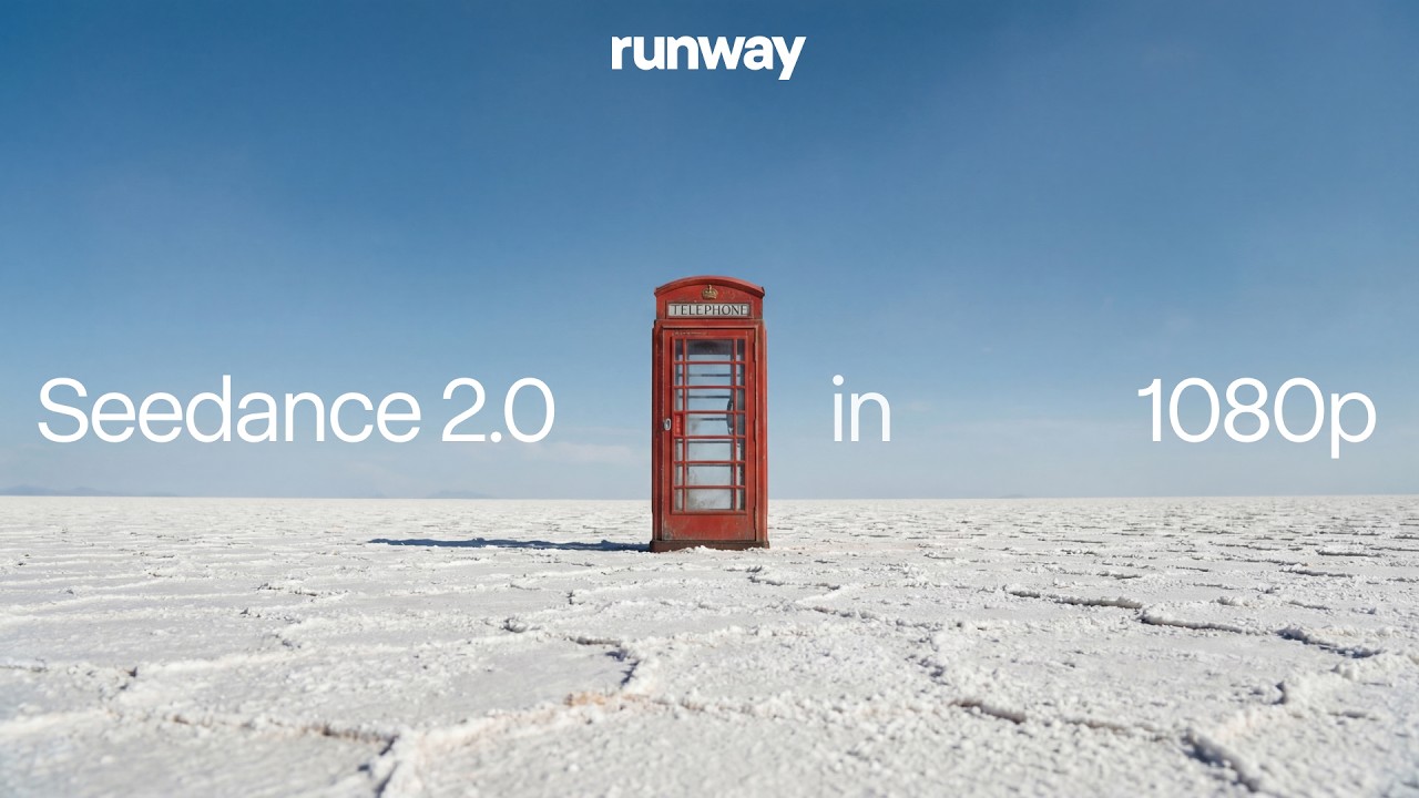 Seedance 2.0 in 1080p Now Available | Runway