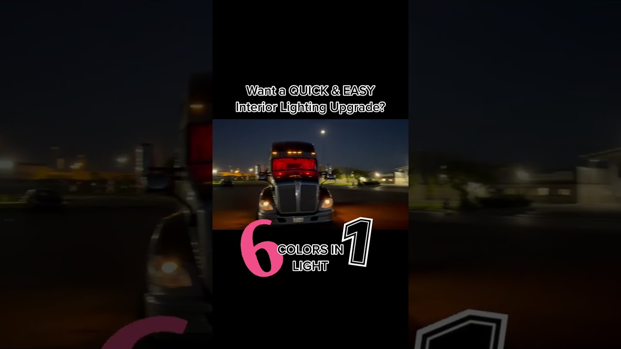 TRUX 6-Color LED Interior Dome Cab & Sleeper Lights