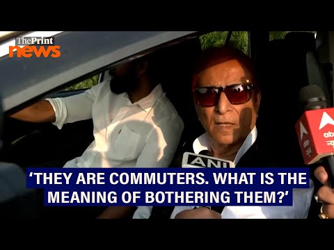 SP leader Azam Khan gets into altercation with police after being released from Sitapur jail