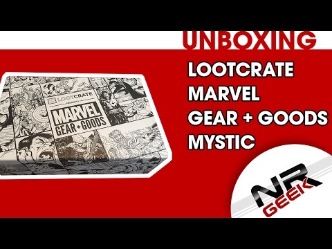 Loot Crate - Marvel Gear + Goods - Mystic - Unboxing