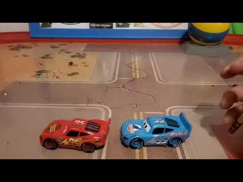 Disney Pixar Cars Reviews #4 Dinoco Lightning McQueen