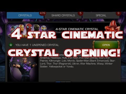 4 Star Cinematic Crystal Opening! - Marvel: Contest of Champions