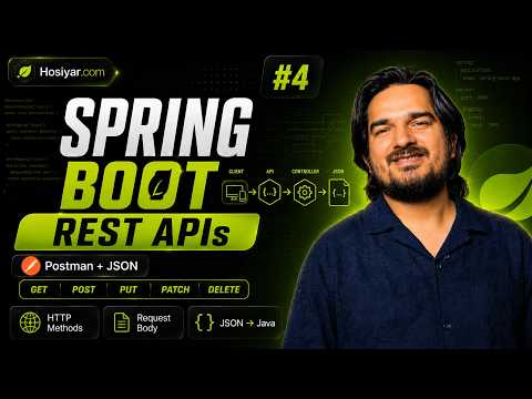 Spring Boot Mastery #4: REST API, HTTP Methods, @PathVariable, @RequestParam, @RequestBody | Postman