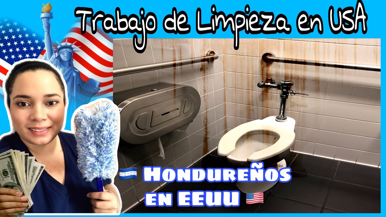 Trabajo LIMPIANDO BAÑOS en ESTADOS UNIDOS | Limpieza Comercial en USA