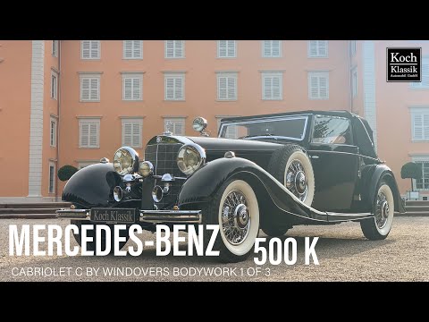 Thumbnail for KOCH KLASSIK // Mercedes-Benz 500K Cabriolet C 1935 drive and sound by Mercedes-Benz 500K