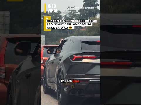 Dik..ko dalam Lamborghini Urus dik.Pastu ko rakam abg gak eh..😅Abg ada aura tersendiri.😂