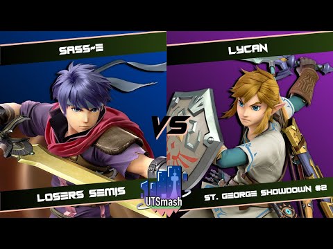 UTSmash St. George Showdown #2 | Sass~E (Ike) vs Lycan (Link) | Losers Semis