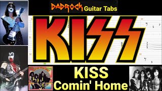 Comin' Home - KISS - Guitar + Bass TABS Lesson