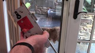 How to replace a multi-point locking mechanism on your door.