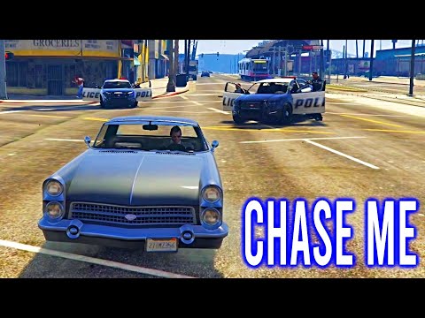 GTA 5 Police Chase Me! Episode 4: My Plan Fall Apart! GTA 5 Funny Moments Mods Cheats Evade