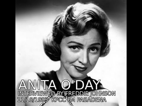 Freddie Johnson Interviews Jazz Singer Anita O'Day on KPCC FM