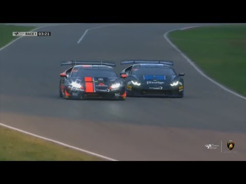 Lamborghini Super Trofeo World Final (PRO+PRO AM) 2017. Race 1 Autodromo di Imola. Last Laps
