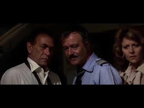 Airport '77 (1977) HD - The Captain confront with the Co-Pilot